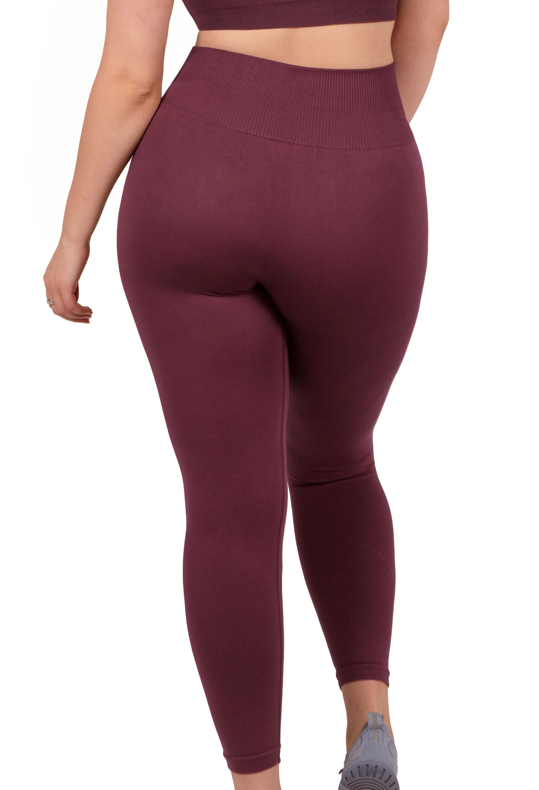Seamless High Waist Full Length Leggings - 2 Pack - Image 8