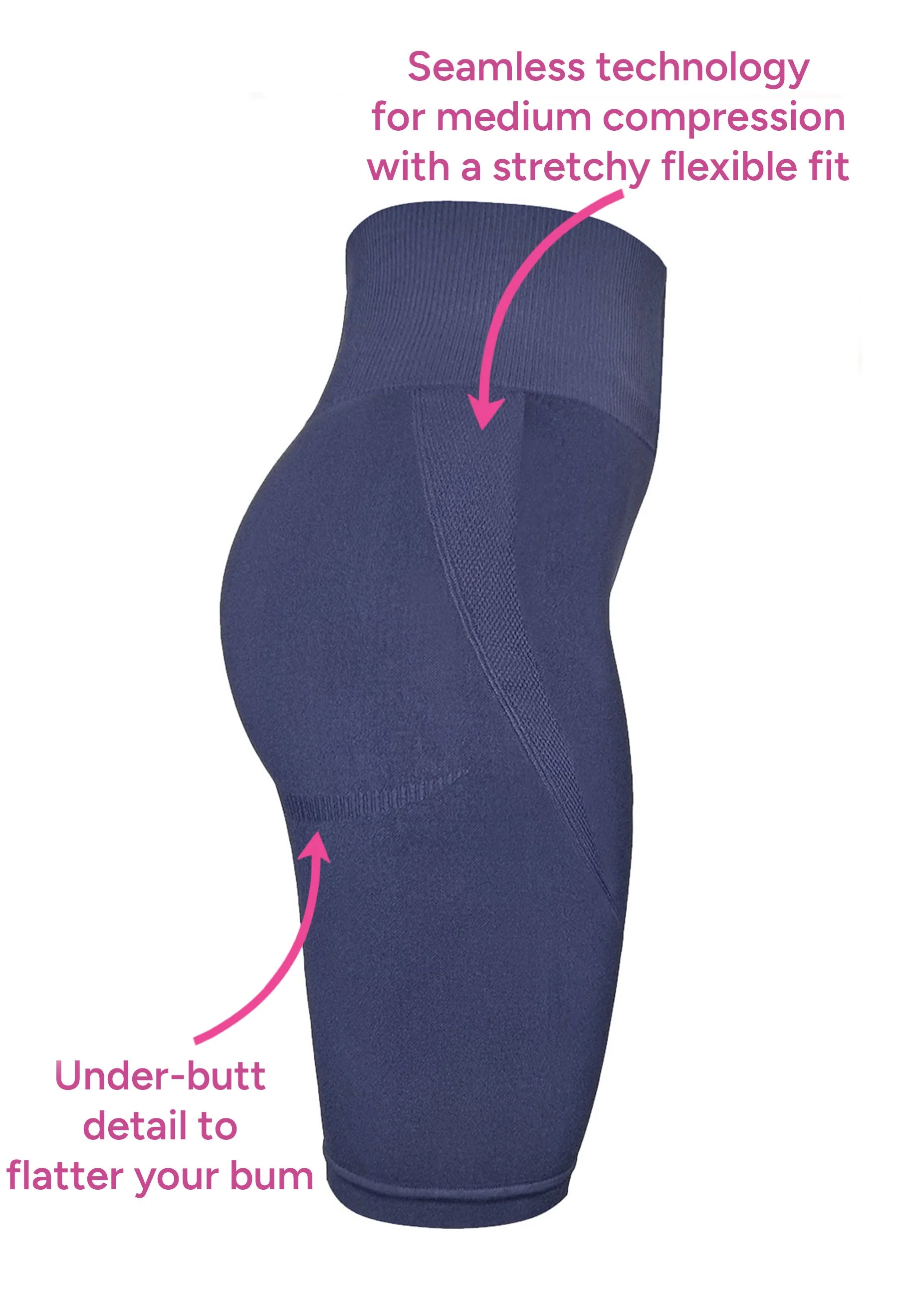 Seamless High Waist Long Biker Shorts - 3 Pack - Image 21