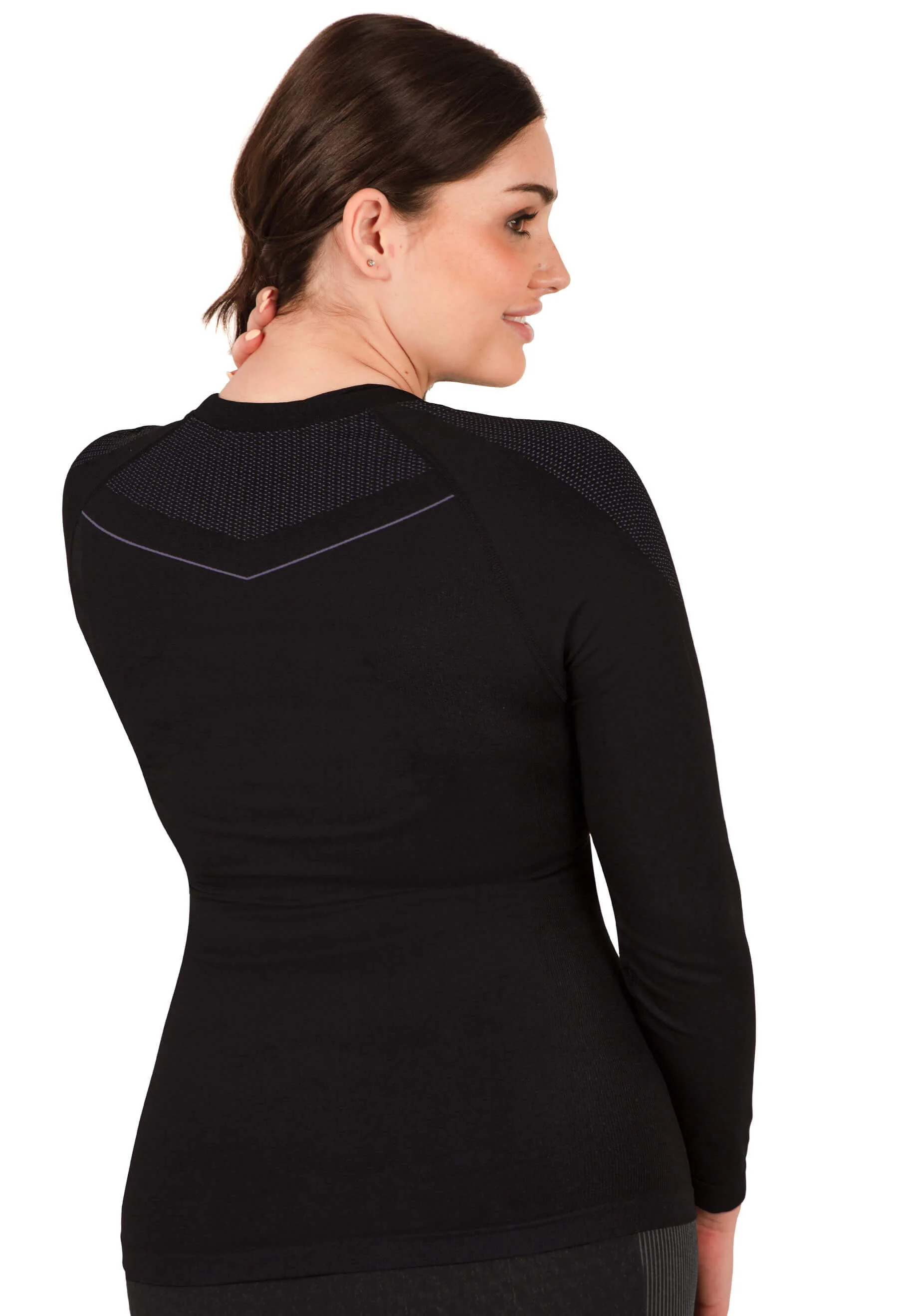Seamless Long Sleeve Activewear Thermal Top - Image 3
