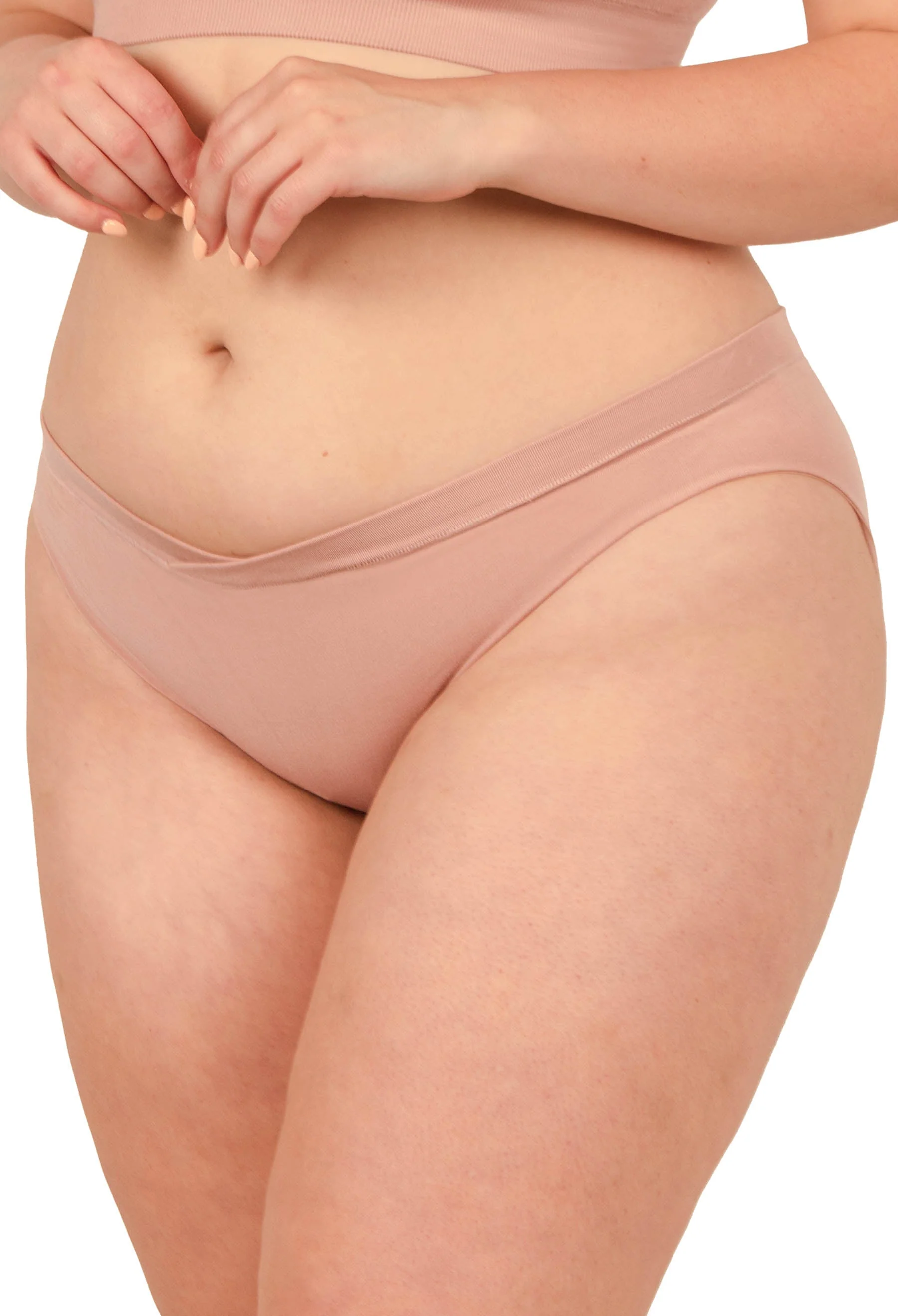 Seamless Soft & Stretchy Bamboo V Bikini - 7 Pack - Image 3