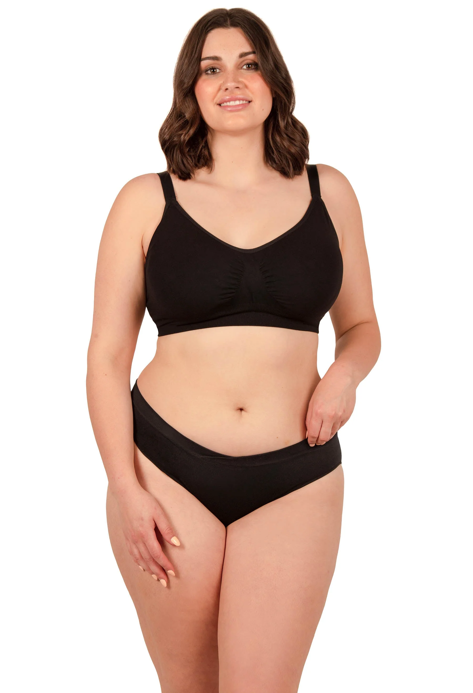 Seamless Soft & Stretchy Bamboo V Bikini - 7 Pack - Image 9