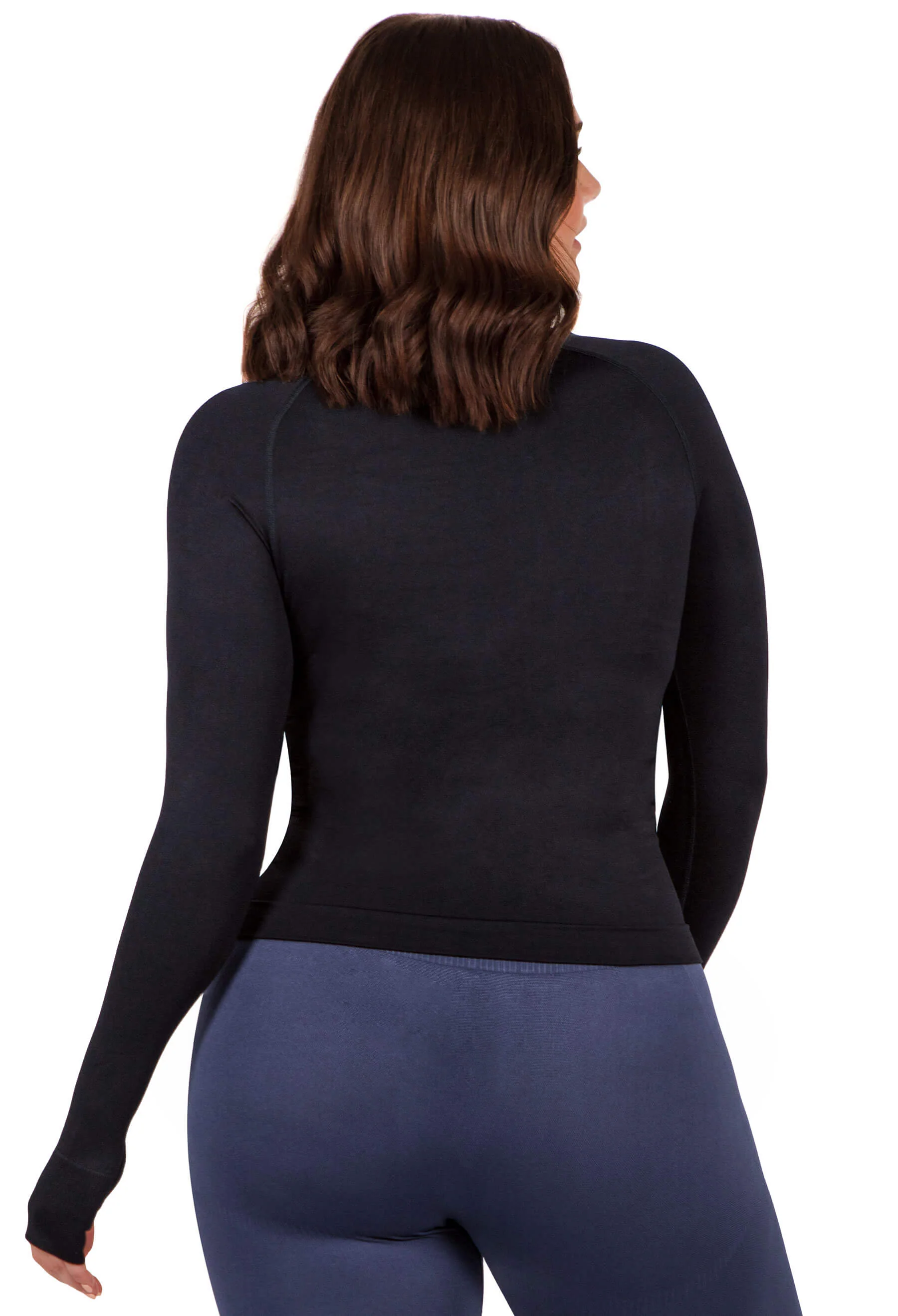 Seamless Square Neck Long Sleeve Top - 2 Pack - Image 10