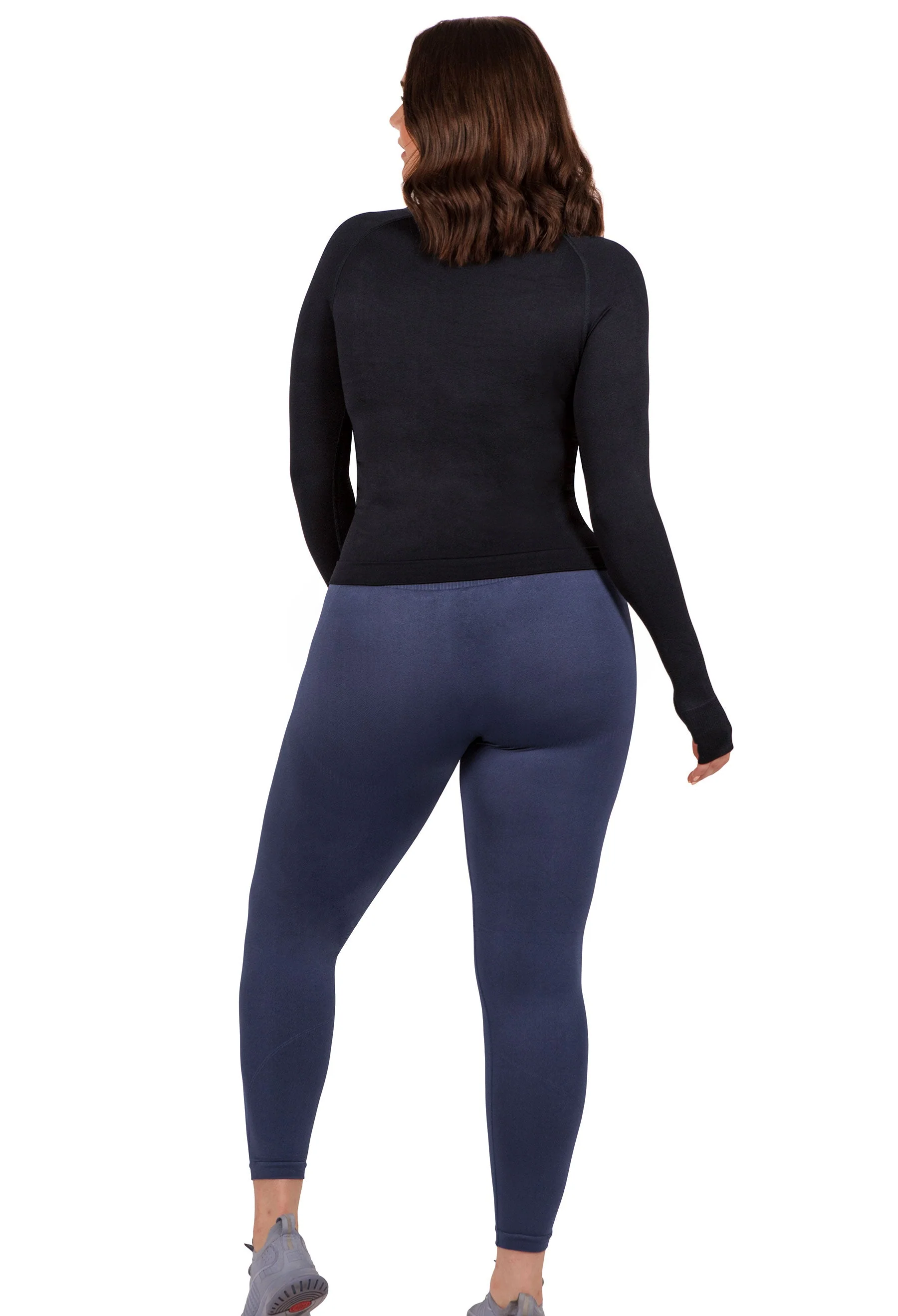 Seamless Square Neck Long Sleeve Top - 2 Pack - Image 13