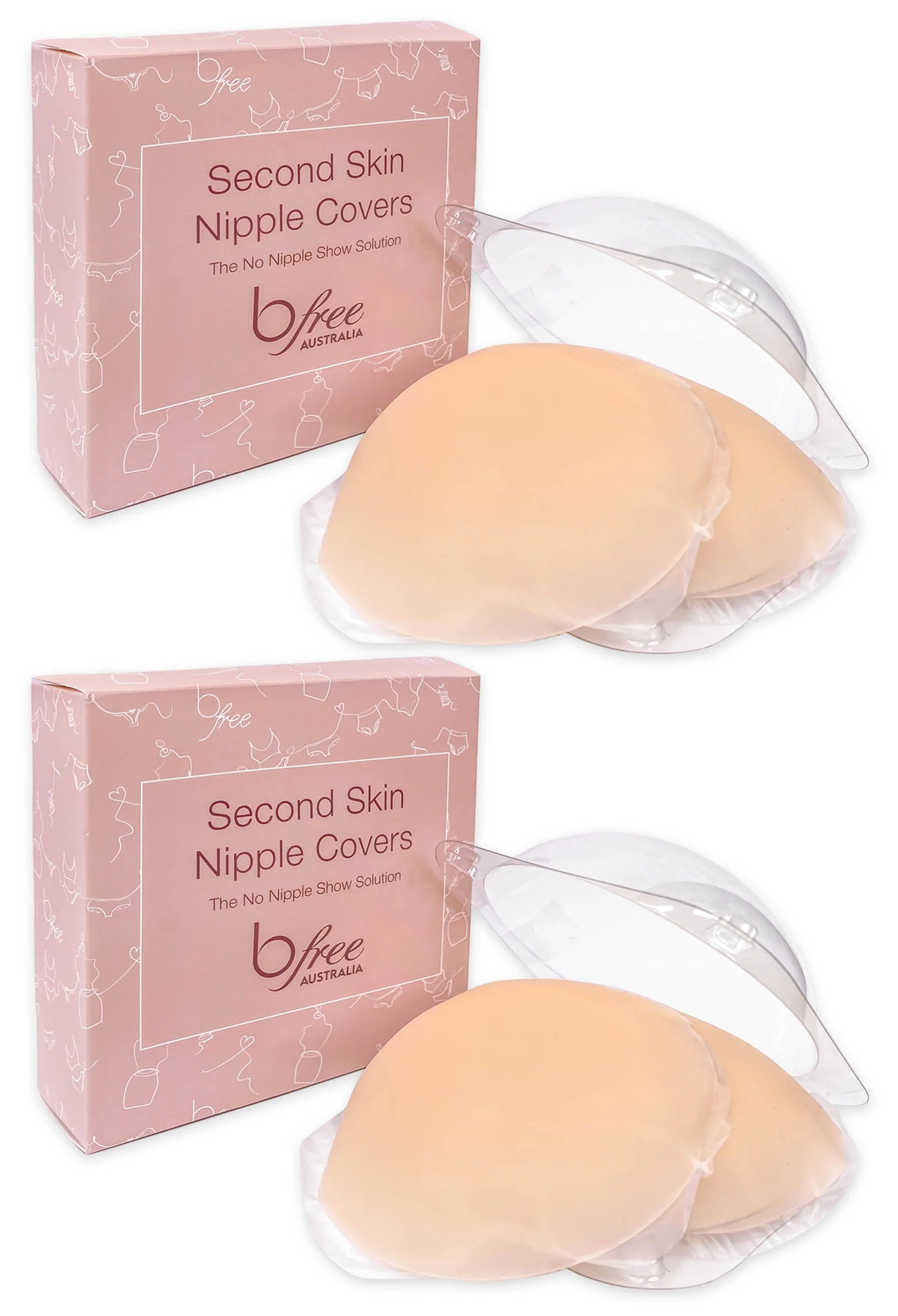 Second Skin Adhesive Nipple Covers - 2 Pack - Image 5