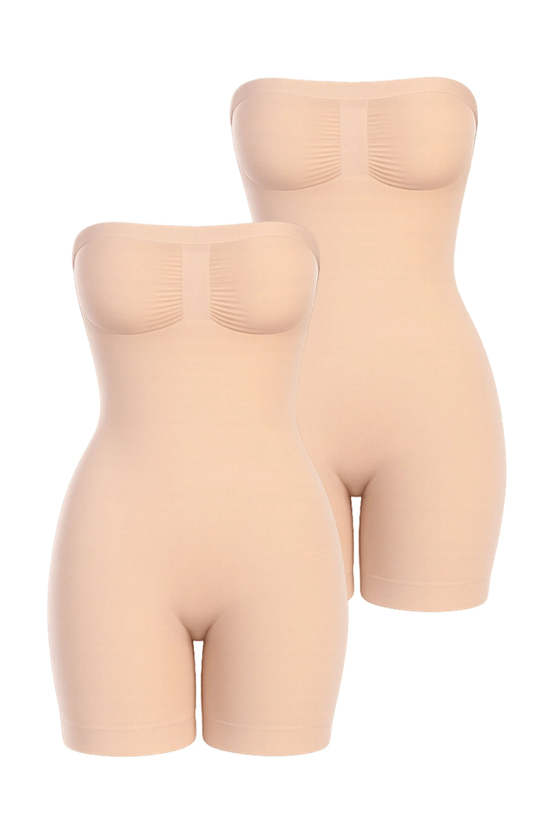 Shapewear Bodysuit Strapless Shorts | BodySleek - 2 Pack - Image 16