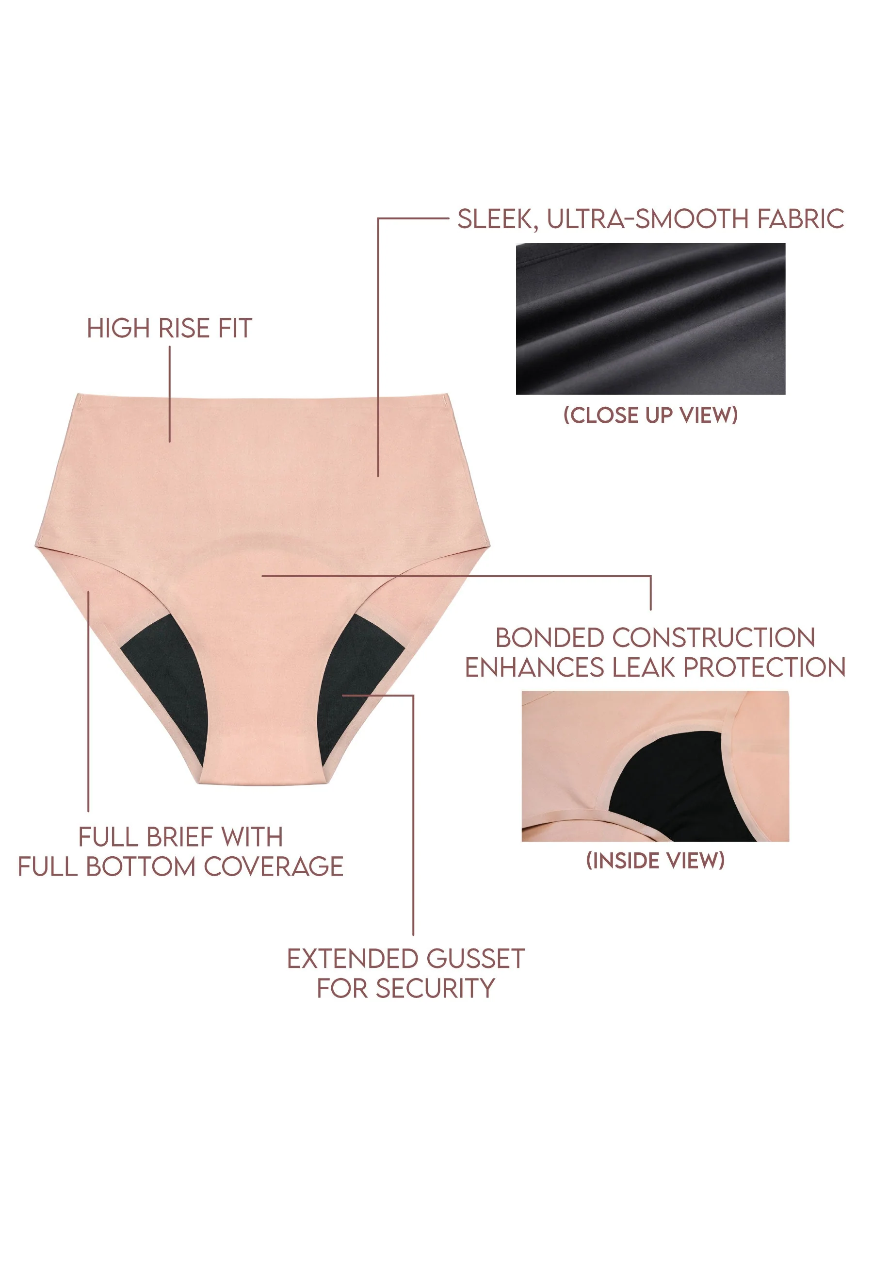 Contour Sleek Period Full Briefs - Image 5