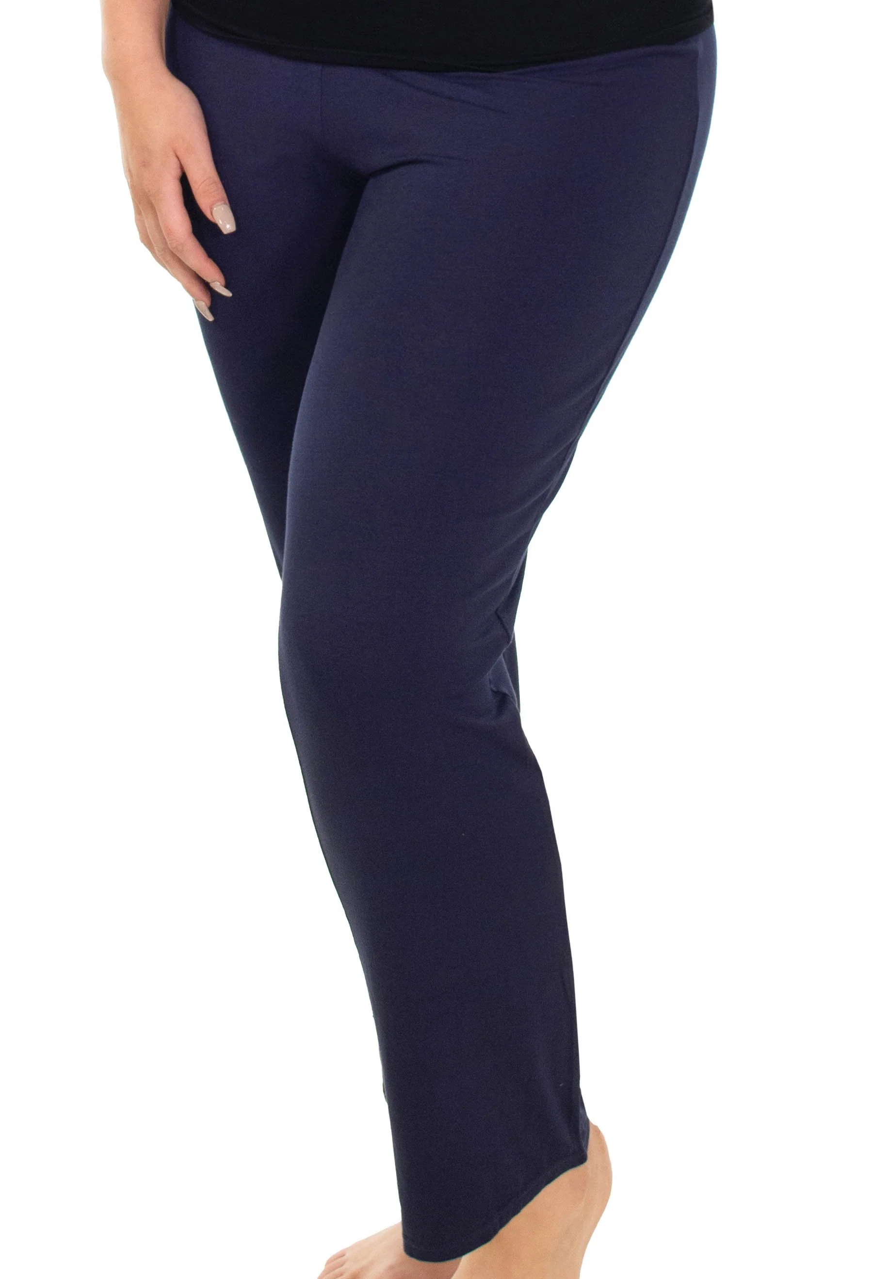 Bamboo Long Sleeve Pyjama Set - Navy - Image 8