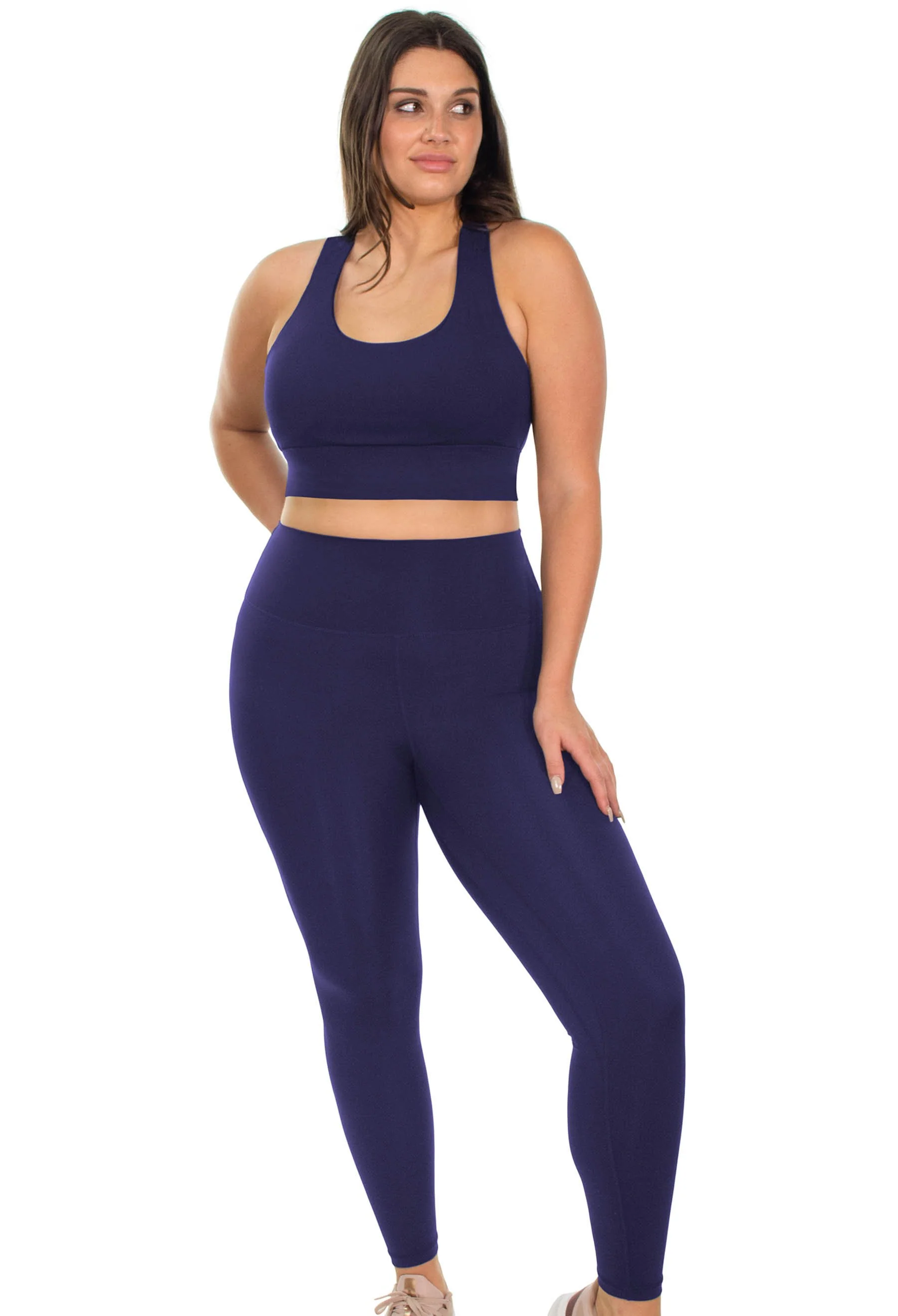 Sports bra - Long Line with a Mesh Racer Back - Image 4