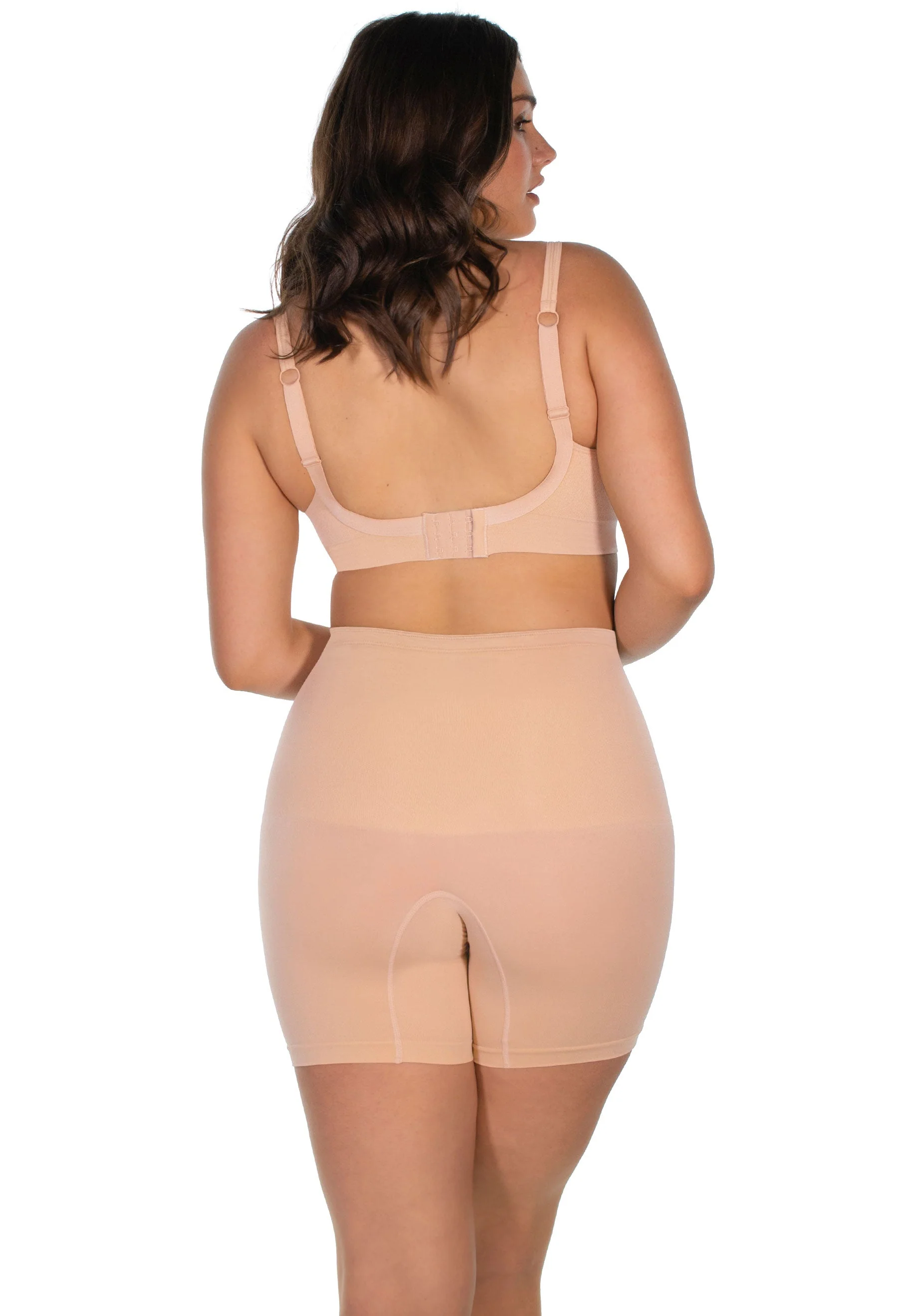 Targeted Tummy Control Stay-Up Shorts | Silicone Band - 2 Pack - Image 7