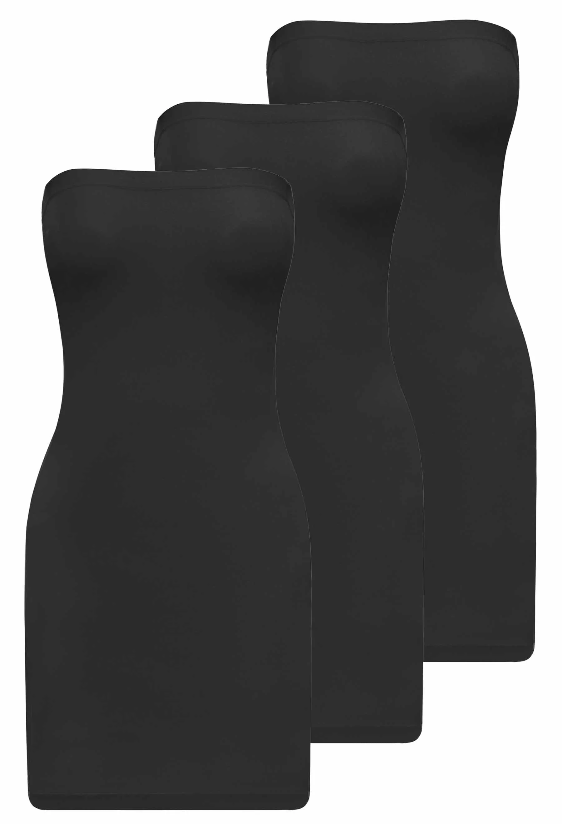 Strapless Knee Length Slip Dress - 3 PACK - Image 15
