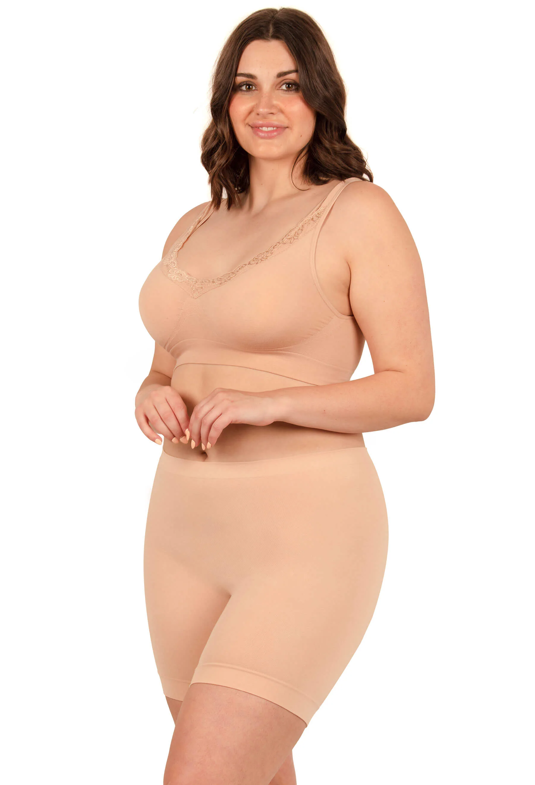 Travel Essentials - Anti Chafing Midi Cotton Rich Shorts - Image 3