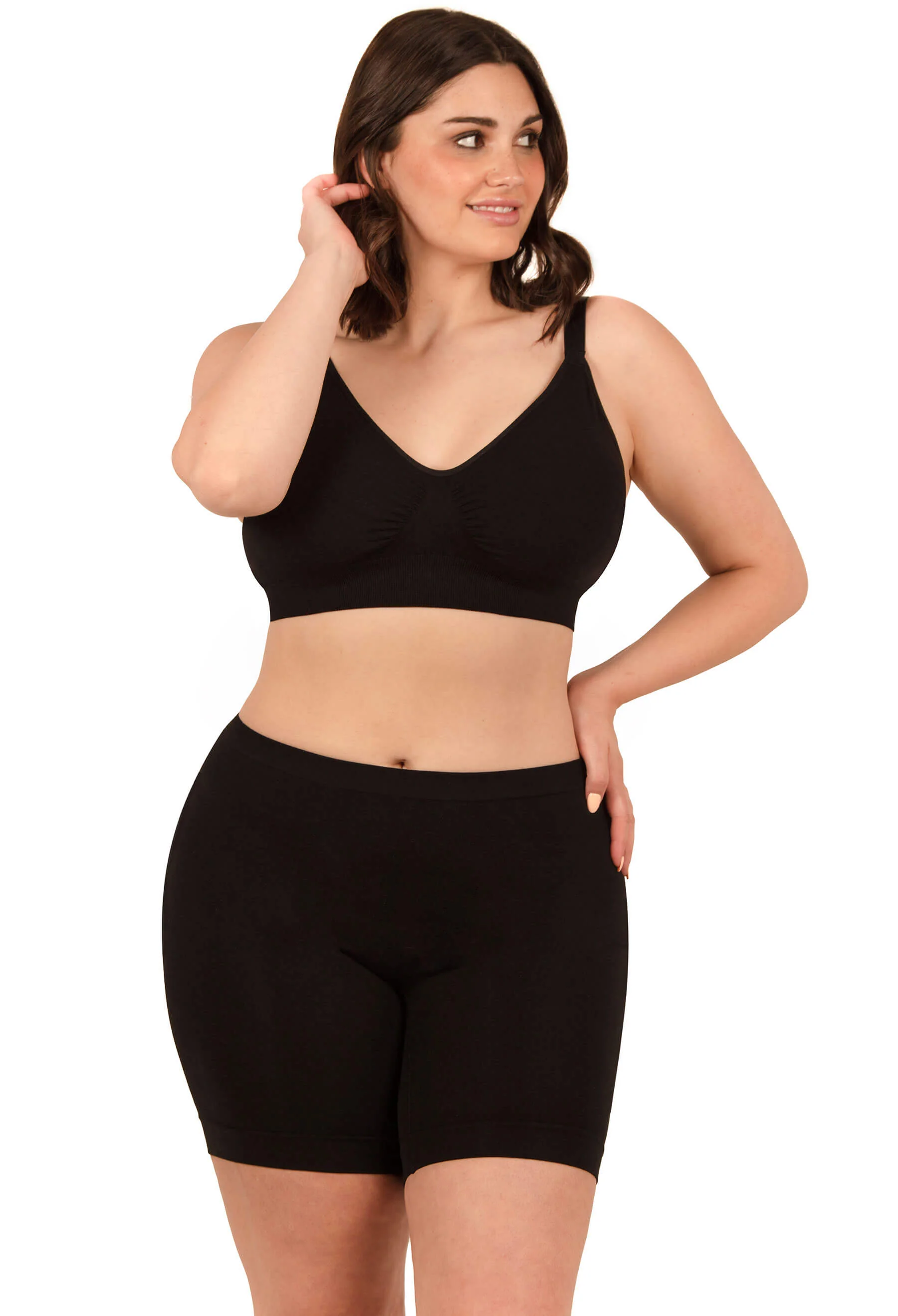 Travel Essentials - Anti Chafing Midi Cotton Rich Shorts - Image 6