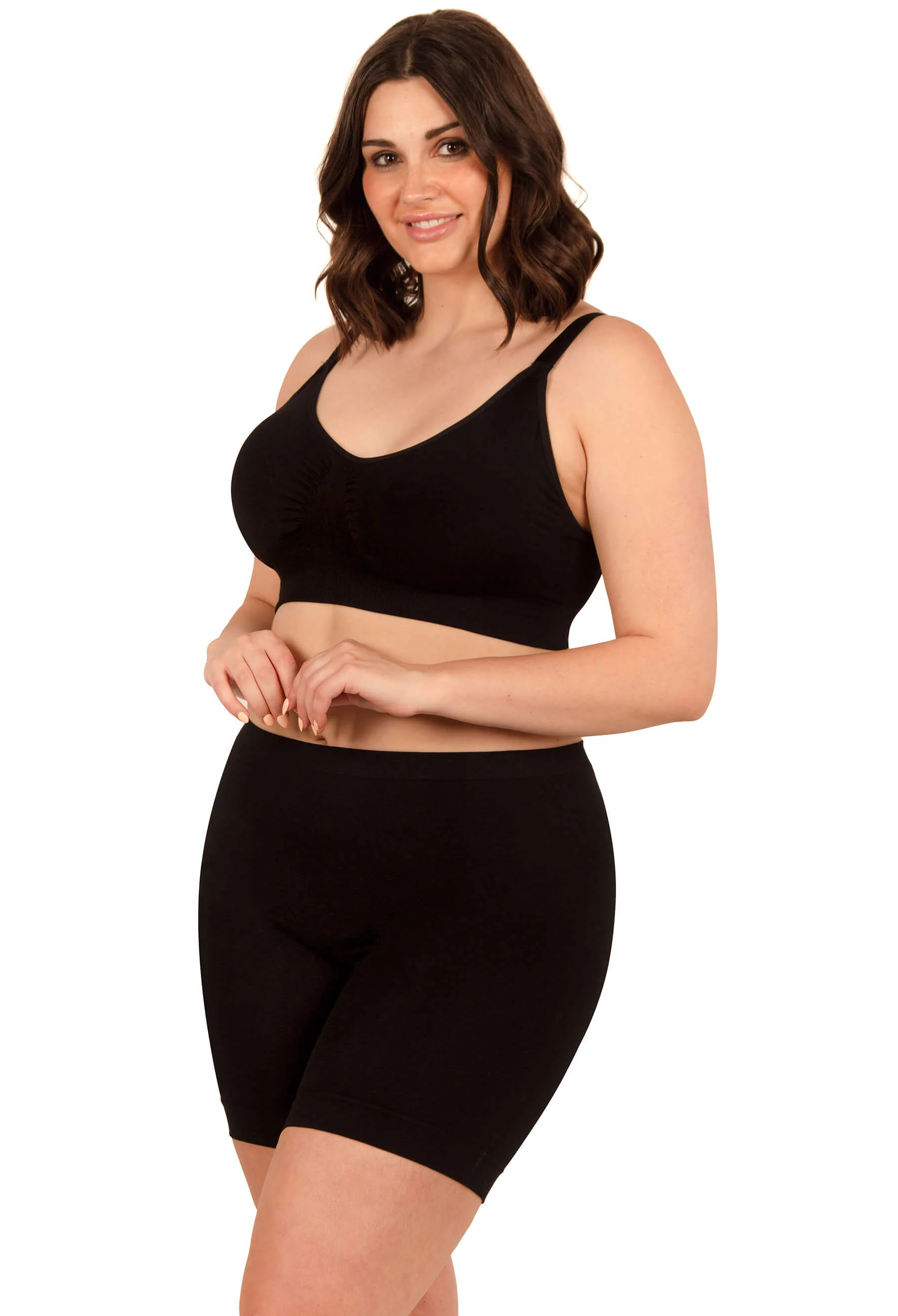 Travel Essentials - Anti Chafing Midi Cotton Rich Shorts - Image 7