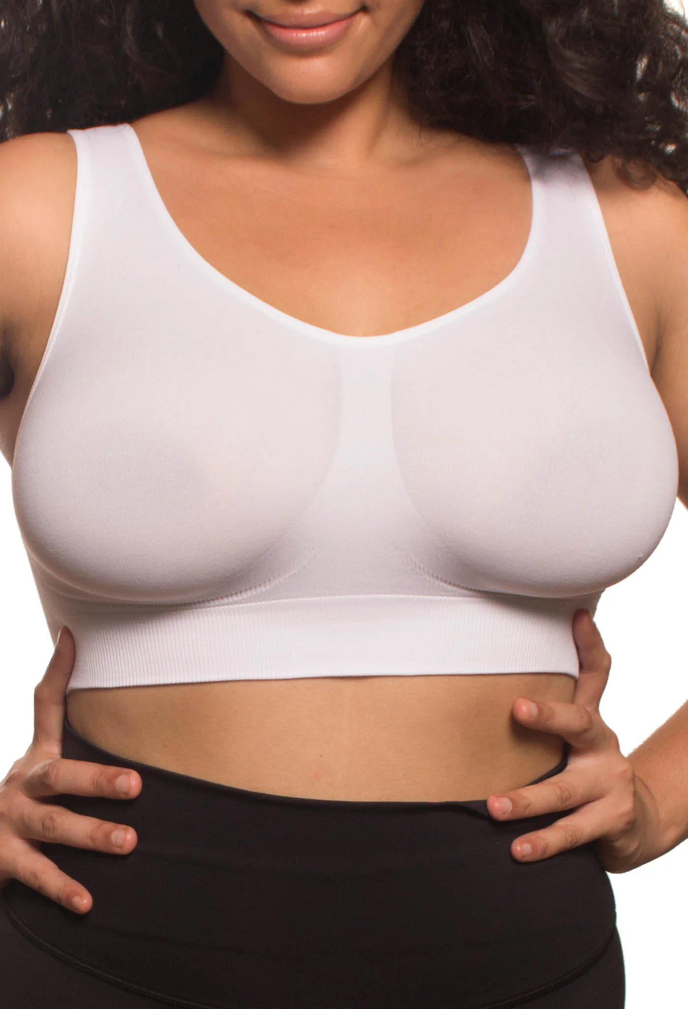 Travel Wire Free High Back Pull On Crop Top - Image 6