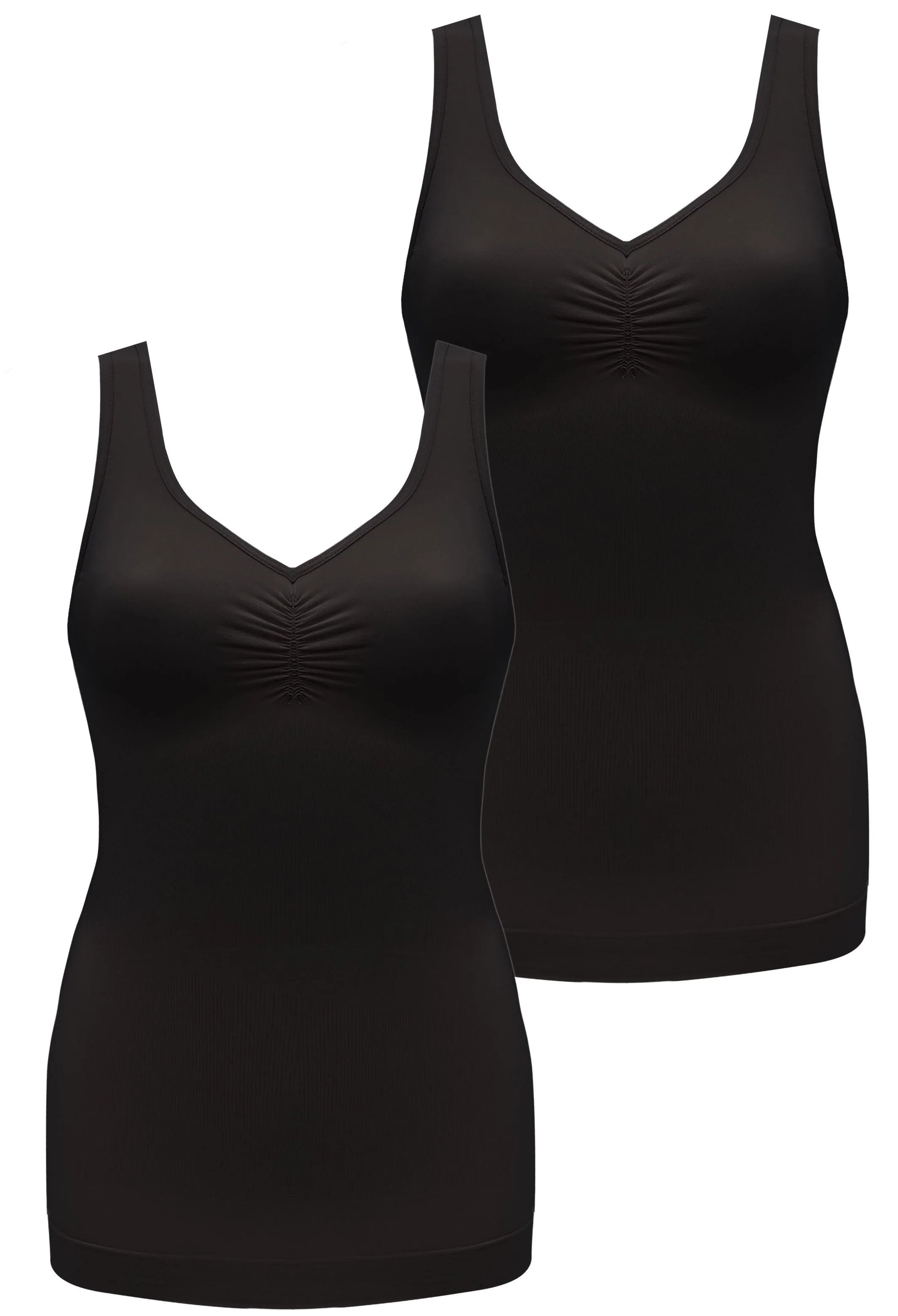 Ultra Light Shaping Curvy V-Tank - 2 Pack - Image 13