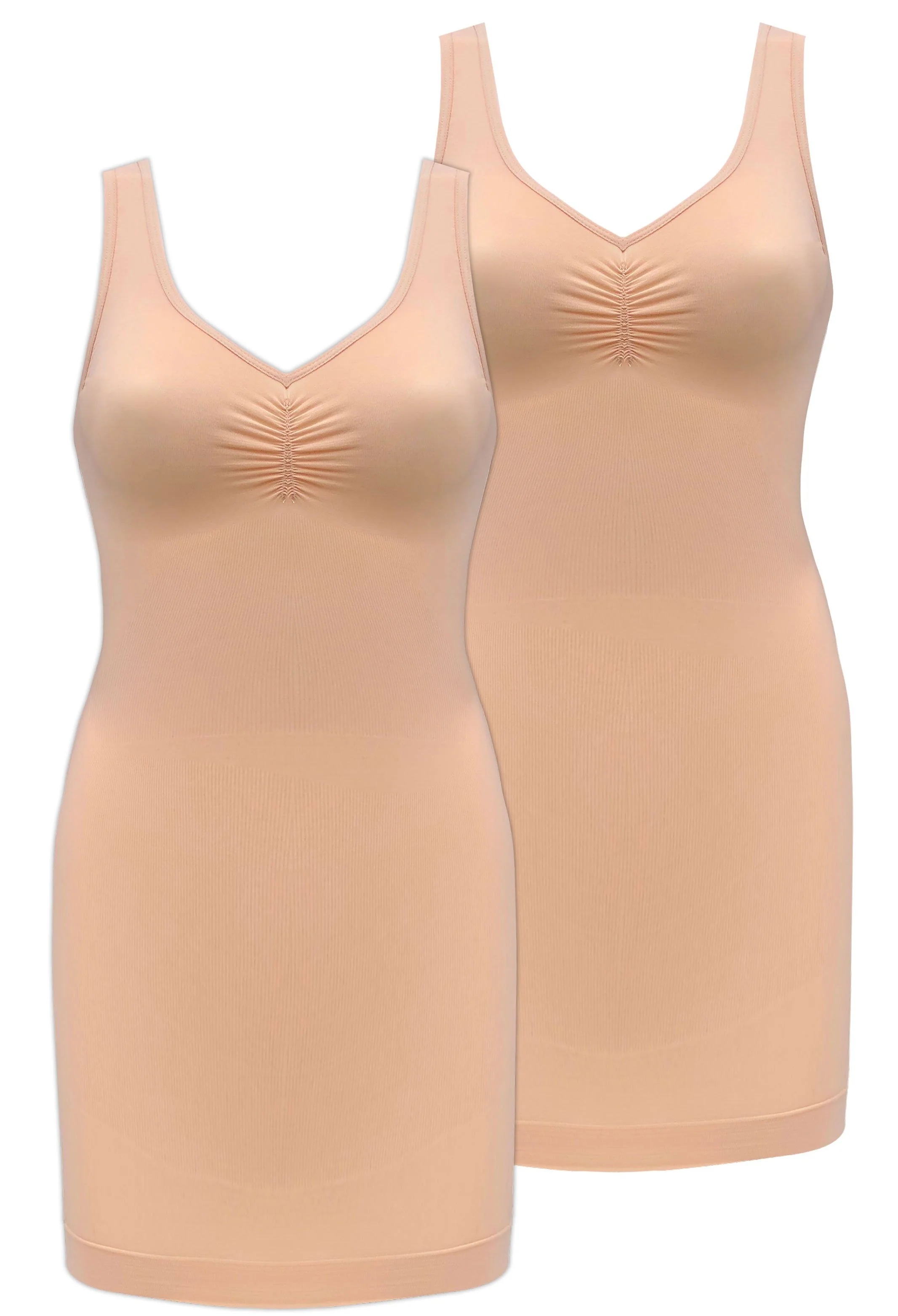 Ultra Light Shaping Curvy V-Tank Slip - 2 Pack - Image 8