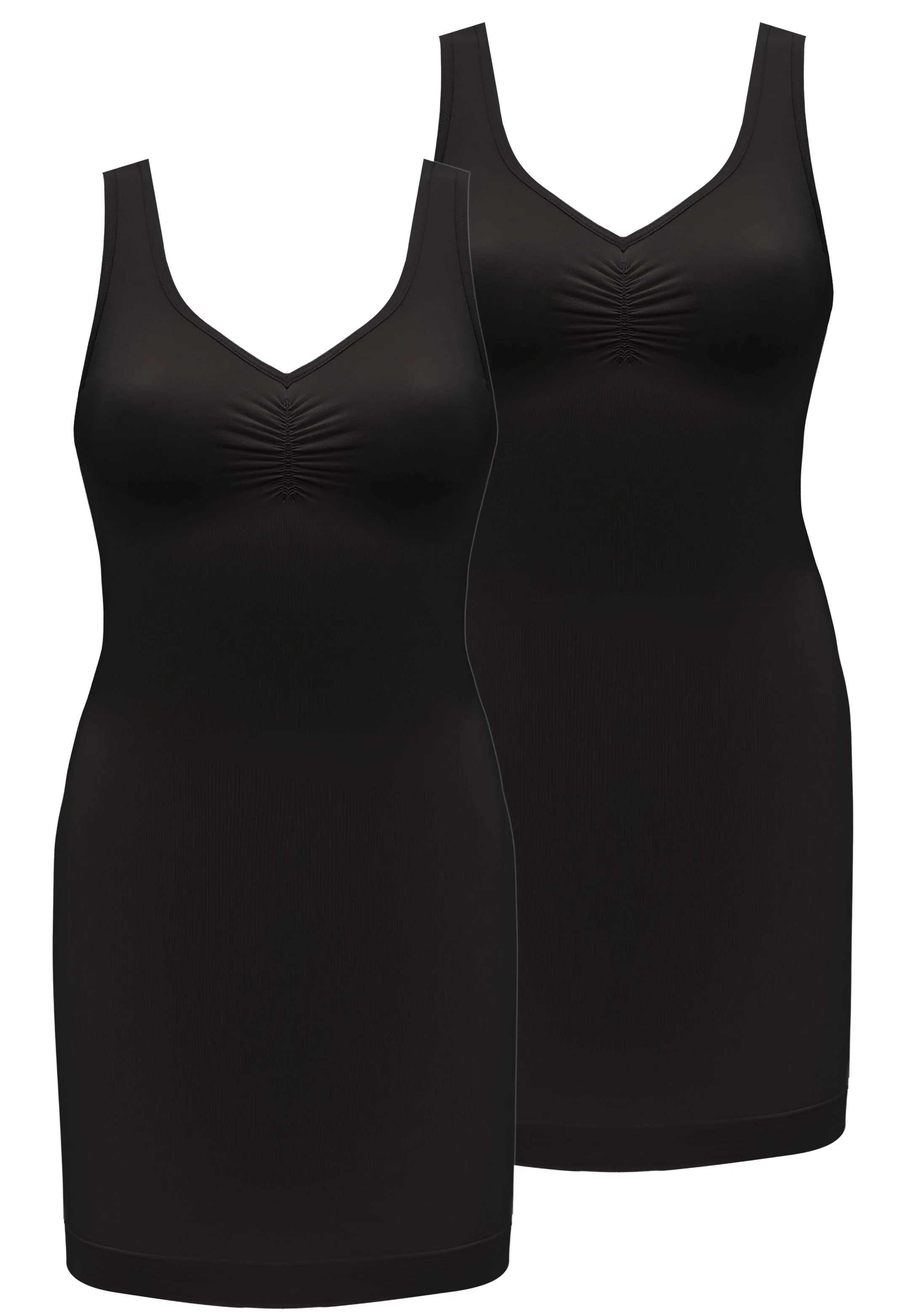 Ultra Light Shaping Curvy V-Tank Slip - 2 Pack - Image 9
