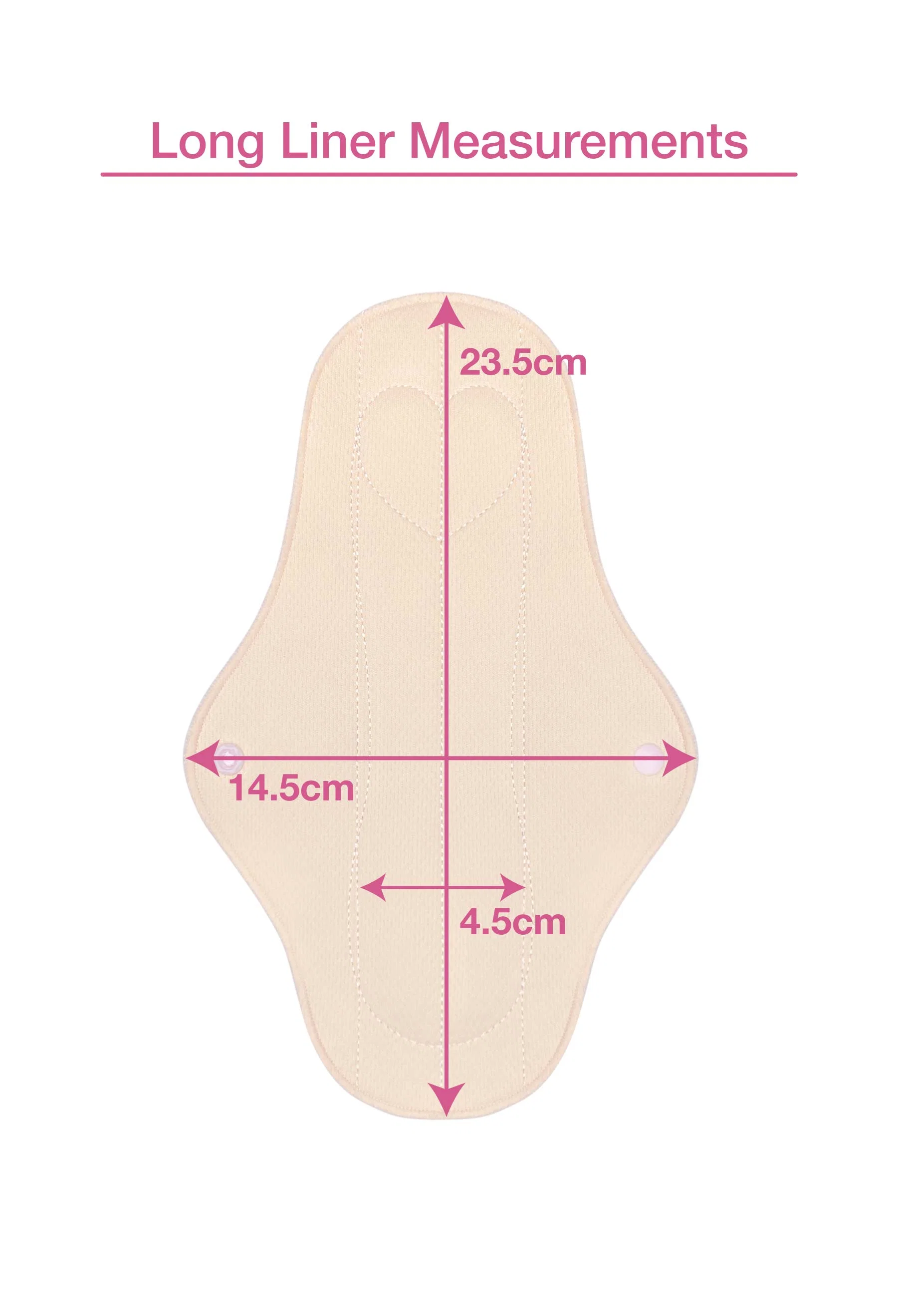 Ultra Thin Long Reusable Panty Liner With Wings - 10 Pack - Image 3