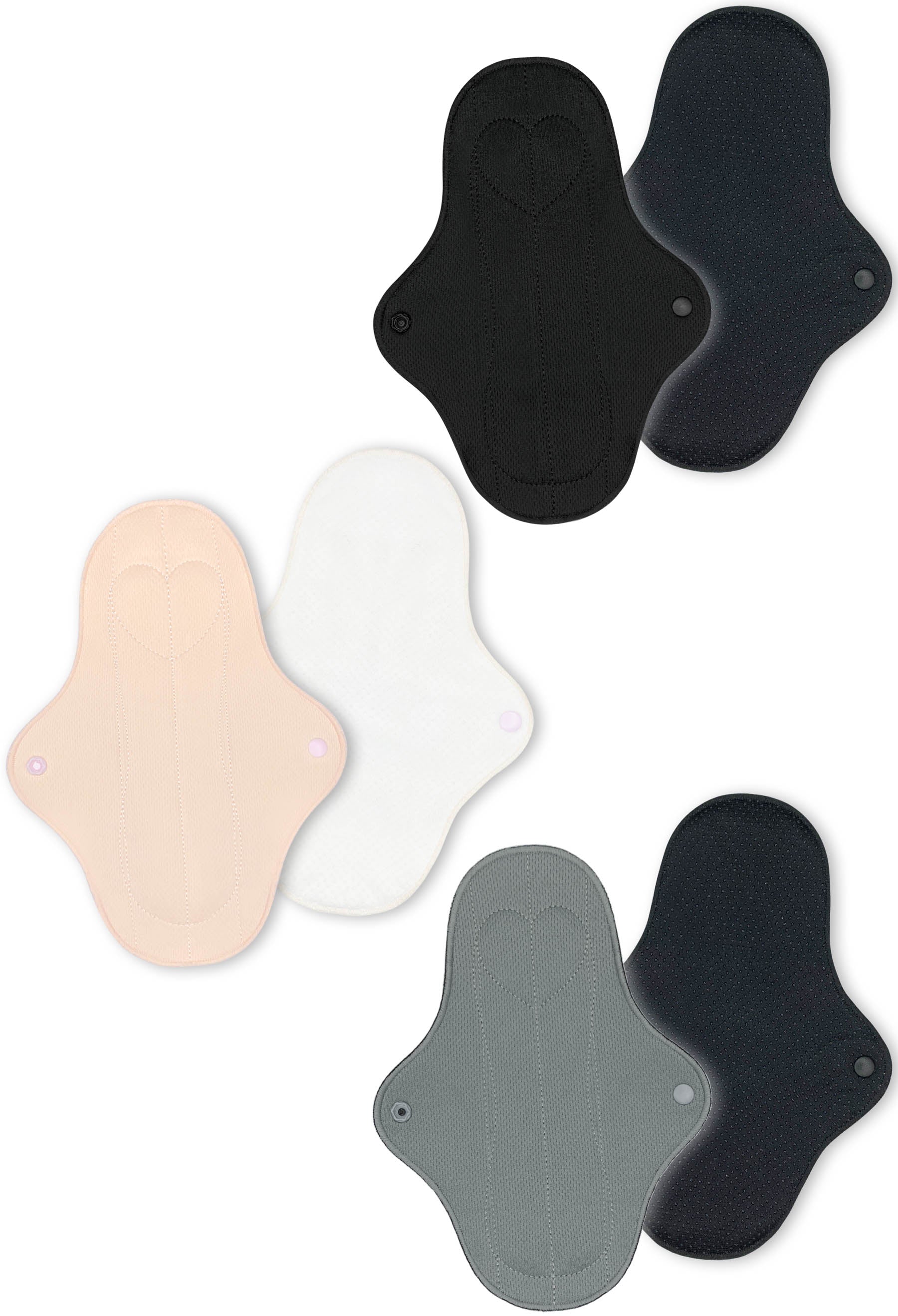 Ultra Thin Small Reusable Panty Liner With Wings - 10 Pack - Image 4