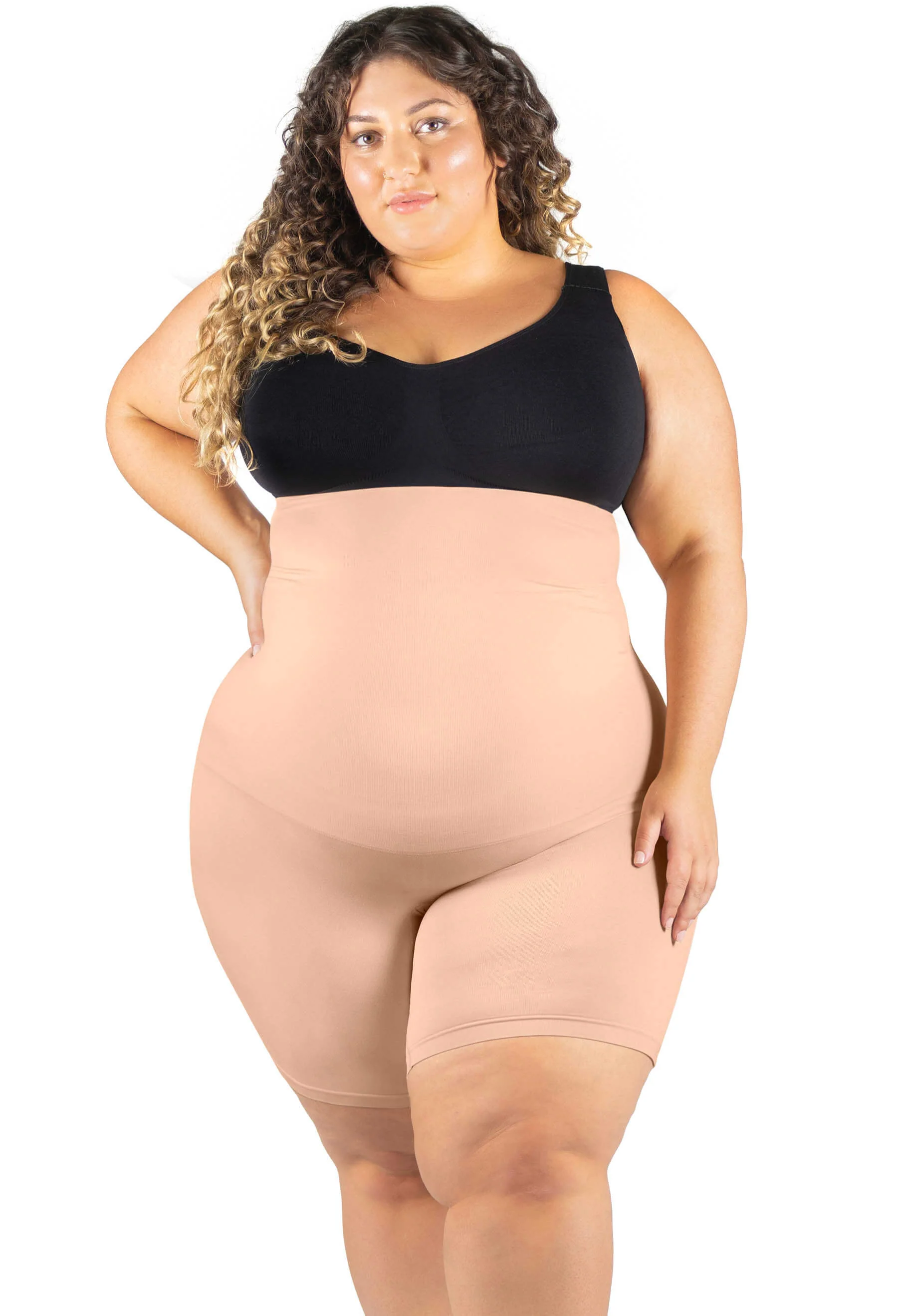 Curvy Stay Up Shaping Shorts - Image 2