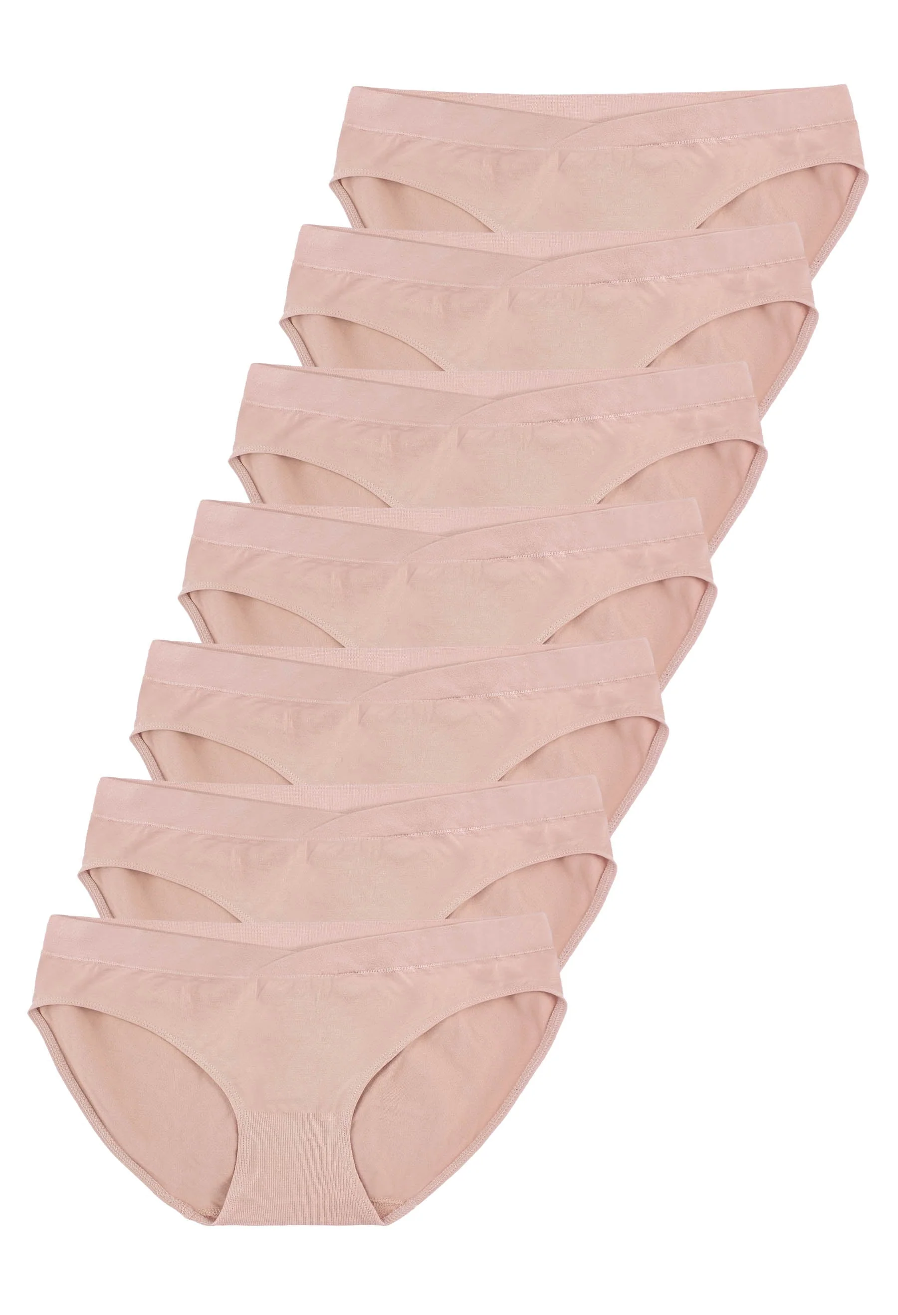 Seamless Soft & Stretchy Bamboo V Bikini - 7 Pack - Image 11