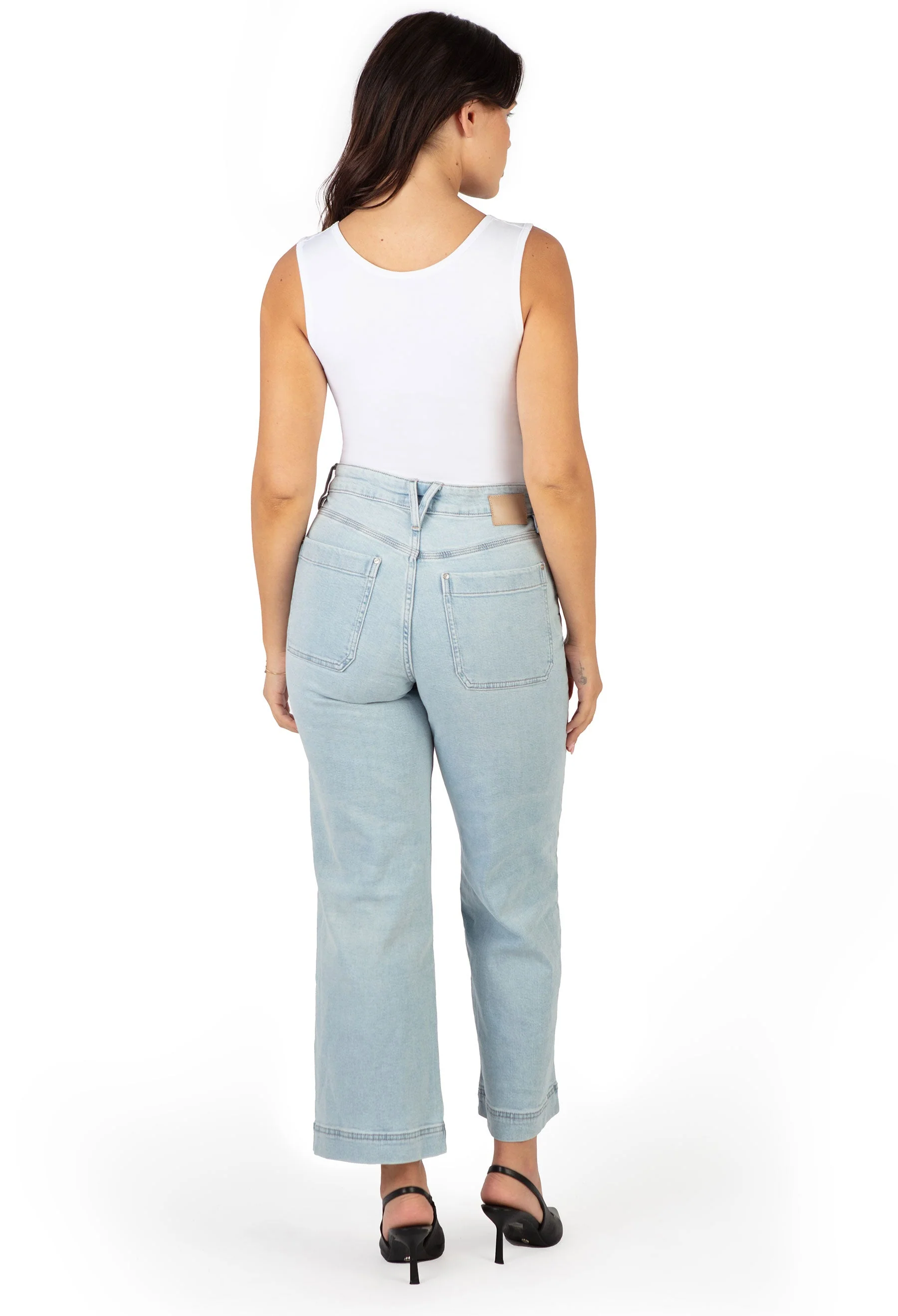 White Bamboo Tank Top - Image 7